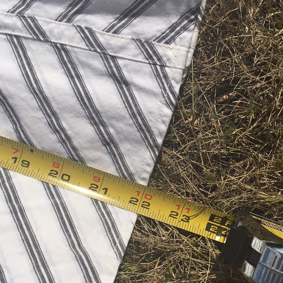 EUC Ann Taylor loft white gray striped skirt - Picture 8 of 12